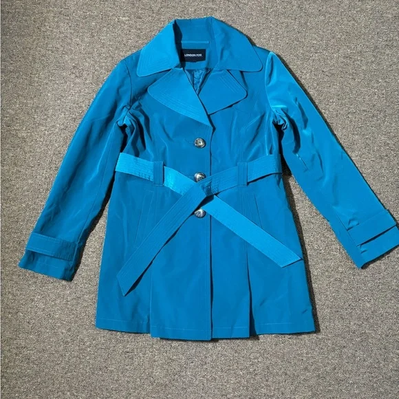 London Fog Women's Teal Trench Coat
Raincoat size M - Picture 11 of 15